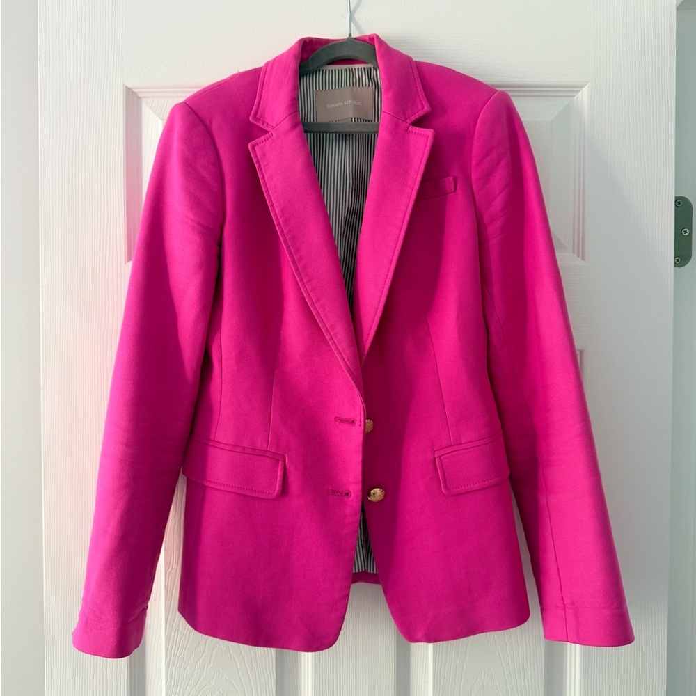 Women's Pink Blazer Banana Republic size 0